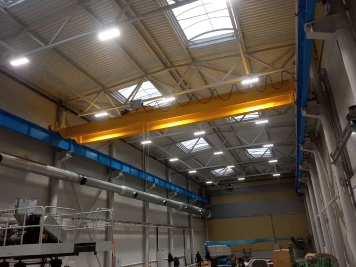 Опорный электрический однобалочный