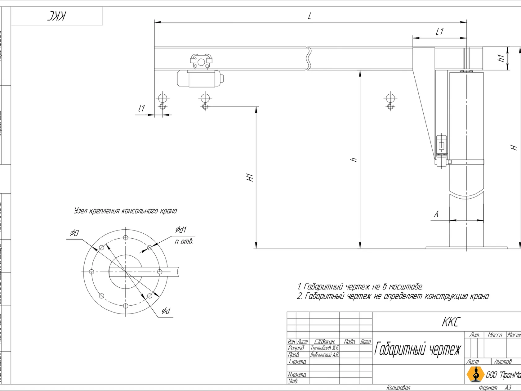На колонне электрический 